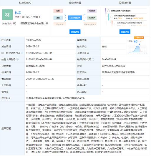 腾讯深耕平潭 4000万注册资本新公司落子，数字产业版图再拓宽